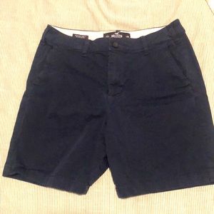 Hollister. Shorts. Waist 30. Navy color